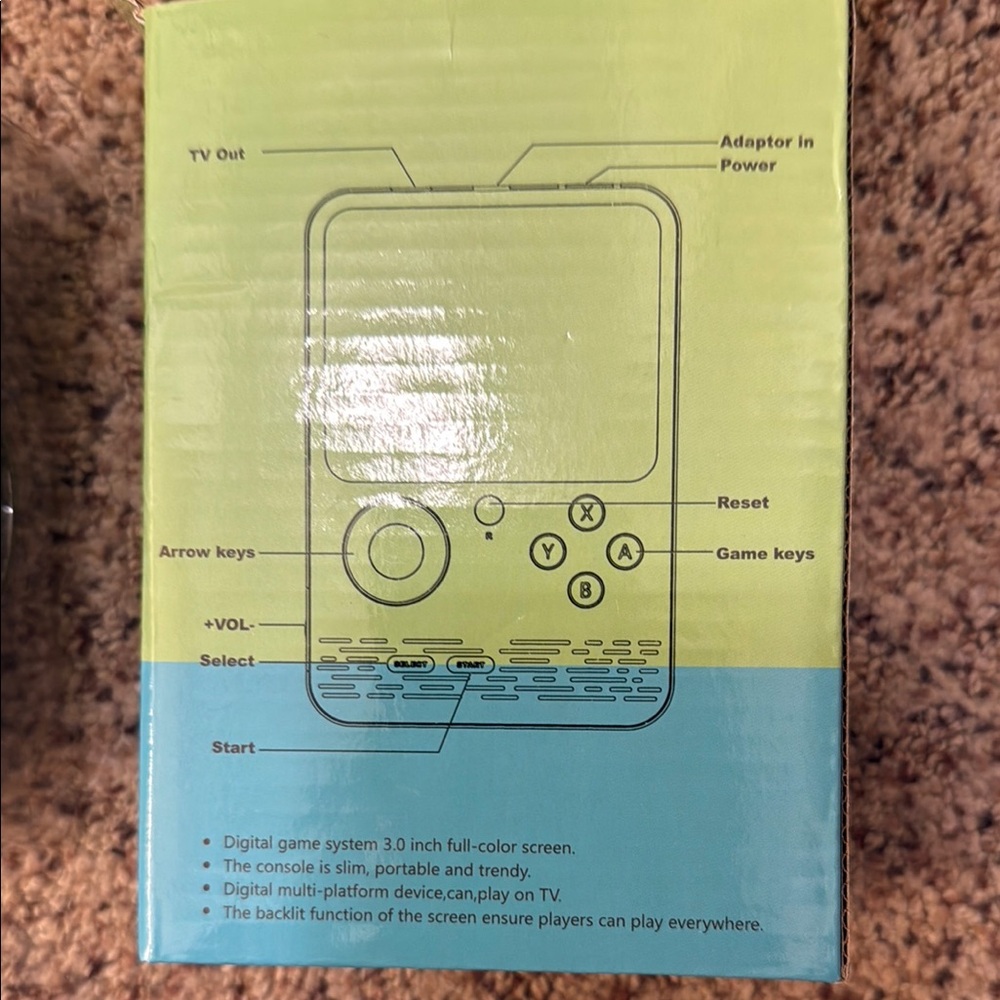 Handheld Console - Blue - Picture 5 of 6